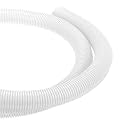DMiotech 6.6ft Wire Loom Split Tubing 1 1/2 Inch(38.1mm) ID White