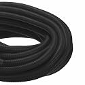 DMiotech 100ft Wire Loom Split Tubing 1 1/4 Inch(31.8mm) ID Black