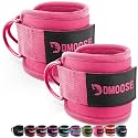 DMoose Ankle Strap for Cable Machine - One Size Fit with Premium Padding, Workout Kickback Ankle Cuffs, Ankle Bands for Working Out, Booty Workouts, Leg Extension, Hip Abductors &amp; Lower Body Exercises
