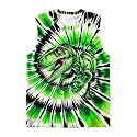 DMPROD Kids Tie Dye Shirt Size 5-14 Years Sleeveless T Shirts Children Tank Tops Hippies Senior Tees for Boys Girls