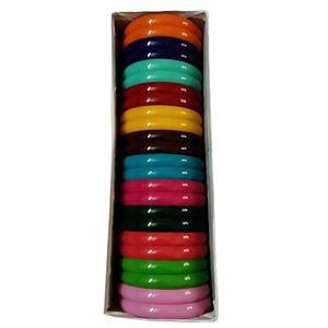 DMS RETAIL Multicolor Plastic Bangles for Silk