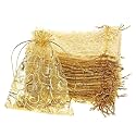 DMS RETAIL Printed Organza Bag PouchesOrganza Return