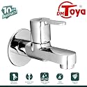 Fusion Splash Free Brass Bib Cock Tap Wall Mounted Kitchen and Bathroom Tap with 10 Year Warranty