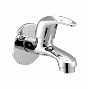 touch splash free brass bib cock tap wall mounted kitchen and bathroom tap with 10 year warranty