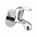 Touch Splash Free Brass Bib Cock Tap Wall Mounted Kitchen and Bathroom Tap with 10 Year Warranty
