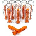 DMV Ultra Contact Lens Remover Tool Applicator Made in USA 10 Pack - Orange