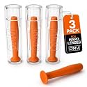 DMV Ultra Contact Lens Remover Tool Applicator Made in USA 3 Pack - Orange