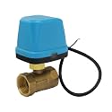 DN15/20/25/32/40/50 AC220V DC12V-24V 5V 2-way Brass Electric Ball Valve TWO Wire one Control 2-way Solenoid Valve 1/2" 3/4" 1(DN32,AC220V_NOMALLY OPEN)