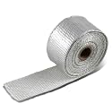 15-Feet Aluminum Coated Exhaust Heat Wrap for Header/Catback/Turbo Manifold/Downpipe