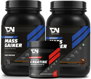 dnutrixn advance mass gainer with high protein creatine monohydrate  muscle strength weight gainersmass gainers 2 kg 100 g chocolate