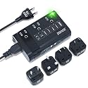 DOACE Voltage Converter US to Europe, 350W Converter for European Travel for Curling Iron and Hair Straighteners, 220V to 110V Converter Plug Adapter with 2 USB A &amp; 2 USB C Ports