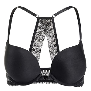 DOBREVA Womens Push Up Bra Front Closure