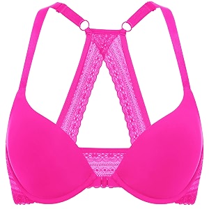 DOBREVA Womens Push Up Bra Front Closure