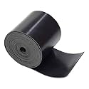 DOBTIM Neoprene Rubber Strips 1/16 (.062)" Thick X 3" Wide X 10' Long, Solid Rubber Rolls Use for Gaskets DIY Material, Supports, Leveling, Sealing, Bumpers, Protection, Abrasion, Flooring, Black
