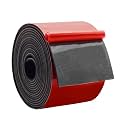 DOBTIM Solid Neoprene Rubber Strips with Adhesive Backing 1/16 (.062)" Thick x 3" Wide x 10' Long, Self Adhesive Rubber Sheets, Rolls &amp; Strips for DIY Gaskets Crafts Pads Seals Warehouse Flooring