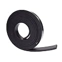 DOBTIM Thick Solid Neoprene Rubber Strips 1/4 (.250)" Thick X 1" Wide X 10' Long, Rubber Sheets, Rolls &amp; Strips Use for Supports, Leveling, Sealing, Bumpers, Protection, Abrasion, Flooring
