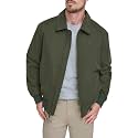 DOCKERS Men's Micro Twill Golf Bomber Jacket Coat