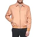 DOCKERS Men's Micro Twill Golf Bomber Jacket Coat