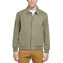 DOCKERS Men's Micro Twill Golf Bomber Jacket Coat