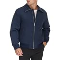 DOCKERS Men's Micro Twill Golf Bomber Jacket Coat
