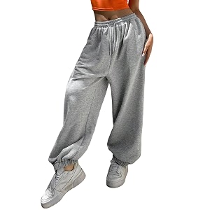 dockstreet loose fit joggersloose fithigh waist lowerscute style relaxed hip hop style pants for women