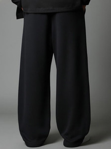 Dockstreet Loose Fit Men Black Trousers