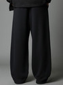 Dockstreet Loose Fit Men Black Trousers