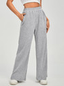Dockstreet Loose Fit Women Grey Trousers