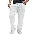 dockstreet Men39sUnisex Open Bottom Drawstring Pure Cotton