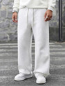 Dockstreet Men Solid White Track Pants