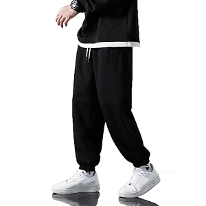 dockstreet Mens Baggy fit Jogger Sweatpants Gym