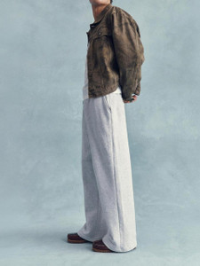 Dockstreet Self Design Men Grey Track Pants