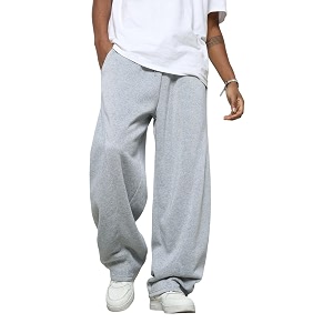dockstreet straight wide fit long length trouser style drawstring trackpant for mentrending sporty style relaxed casual pants for men