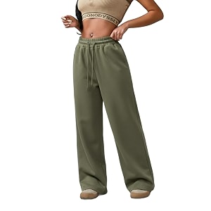 dockstreet track pant for women  open baggy fit  track pants  open bottom track pant 
