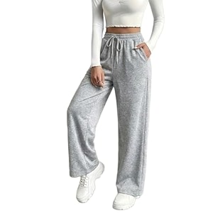 dockstreet track pant for women  open baggy fit  track pants  open bottom track pant 