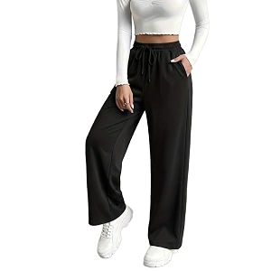 dockstreet track pant for women  open baggy fit  track pants  open bottom track pant 