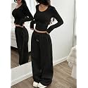 dockstreet Track Pant for Women || Open Baggy Fit || Track Pants || Open Bottom Track Pant ||