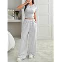 dockstreet Track Pant for Women || Open Baggy Fit || Track Pants || Open Bottom Track Pant ||
