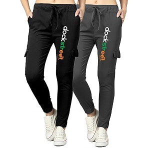 dockstreet women39s loose fit cotton blend joggers dockstreetdmpwcombovandmplwr10_grey and green_30