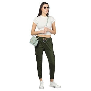 dockstreet women39s loose fit cotton blend joggers ax24lwrjoggerslycragreenlycralowers32_blue green_32
