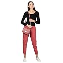 dockstreet Women's Loose Fit Cotton Blend Joggers (Ax24LWRJoggersLycraPINKLycraLowers32_Blue, Pink_32)