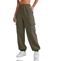 dockstreet Women Cargo Joggers in Pure Thick Hosiery Soft Cottonfor a Relaxed Feel/Multipurpose in Their use for Athletic, Casual, Everyday wear and Suitable for All Seasons