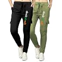 dockstreet Women's Loose Fit Cotton Blend Jeggings (dockstreetDMPwCOMBOVANDMPLWR1_Blue, Green and Black_28)