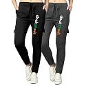 dockstreet Women's Loose Fit Cotton Blend Joggers (dockstreetDMPwCOMBOVANDMPLWR10_Grey and Green_30)