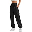 dockstreet Women Cargo Joggers in Pure Thick