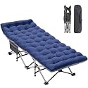 DoCred Folding Camping Cot with Mattress, Heavy Duty Folding Cot