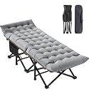DoCred Folding Camping Cot with Mattress, Heavy Duty Folding Cot