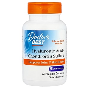 doctor39s best hyaluronic acid with chondroitin sulfate 60 caps