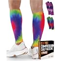 Doctor's Select 2 Pairs Copper Calf Compression Sleeve - Leg Compression Sleeves for Women &amp; Men, Shin Splint Relief