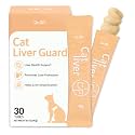 Doctor By Cat Liver Guard Squeezable Liver Supplement for Cats Feline Hepatic Support with Milk Thistle, Artemisia annua(SPB-201), Taurine lickable Formula Individually Packaged